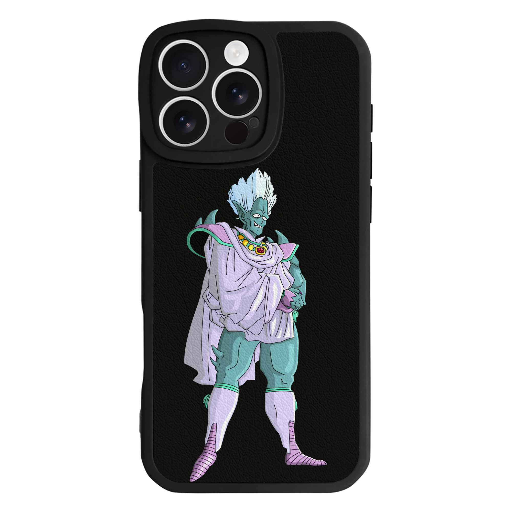 （画像用） ドラゴンボール DRAGON BALL 【iPhone 16シリーズ対応】シリコンスマホケース（レザー調） 材質：シリコン
